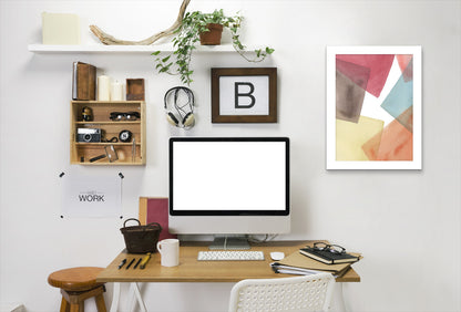 Colours by Dreamy Me - White Framed Print - Wall Art - Americanflat