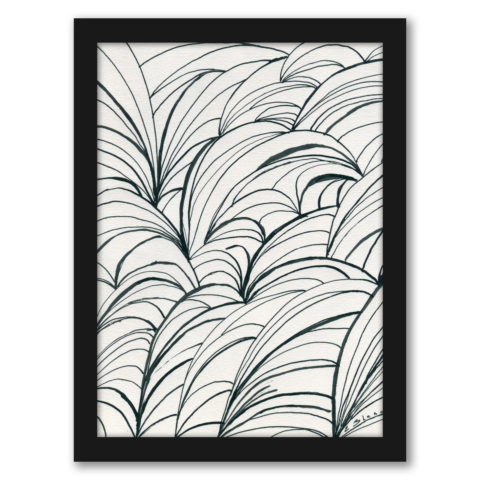 Foliage by Dreamy Me - Black Framed Print - Wall Art - Americanflat