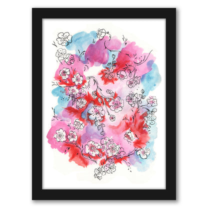 Love In Blossom by Dreamy Me - Black Framed Print - Wall Art - Americanflat