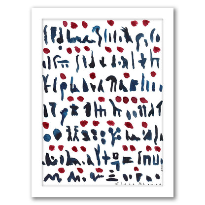 Manuscript by Dreamy Me - Framed Print - Americanflat
