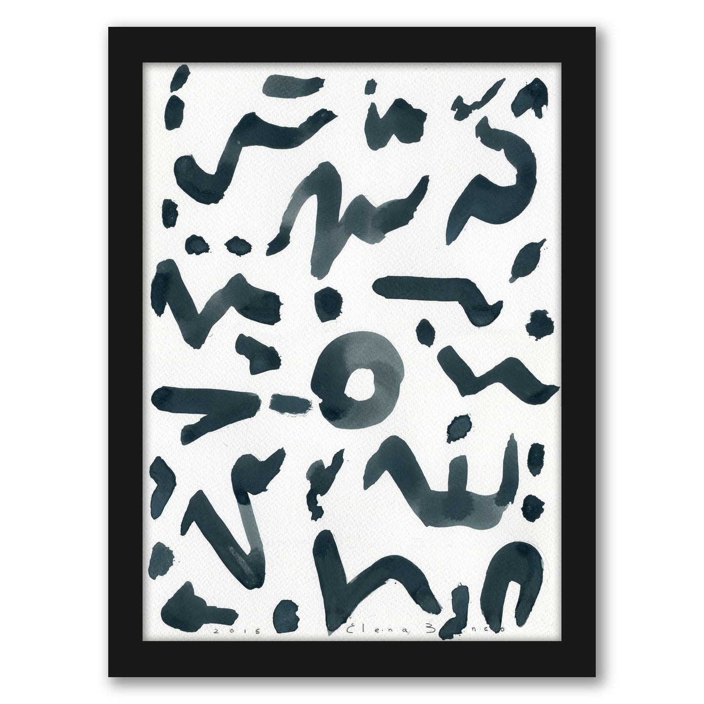 Manuscript#2 by Dreamy Me - Black Framed Print - Wall Art - Americanflat