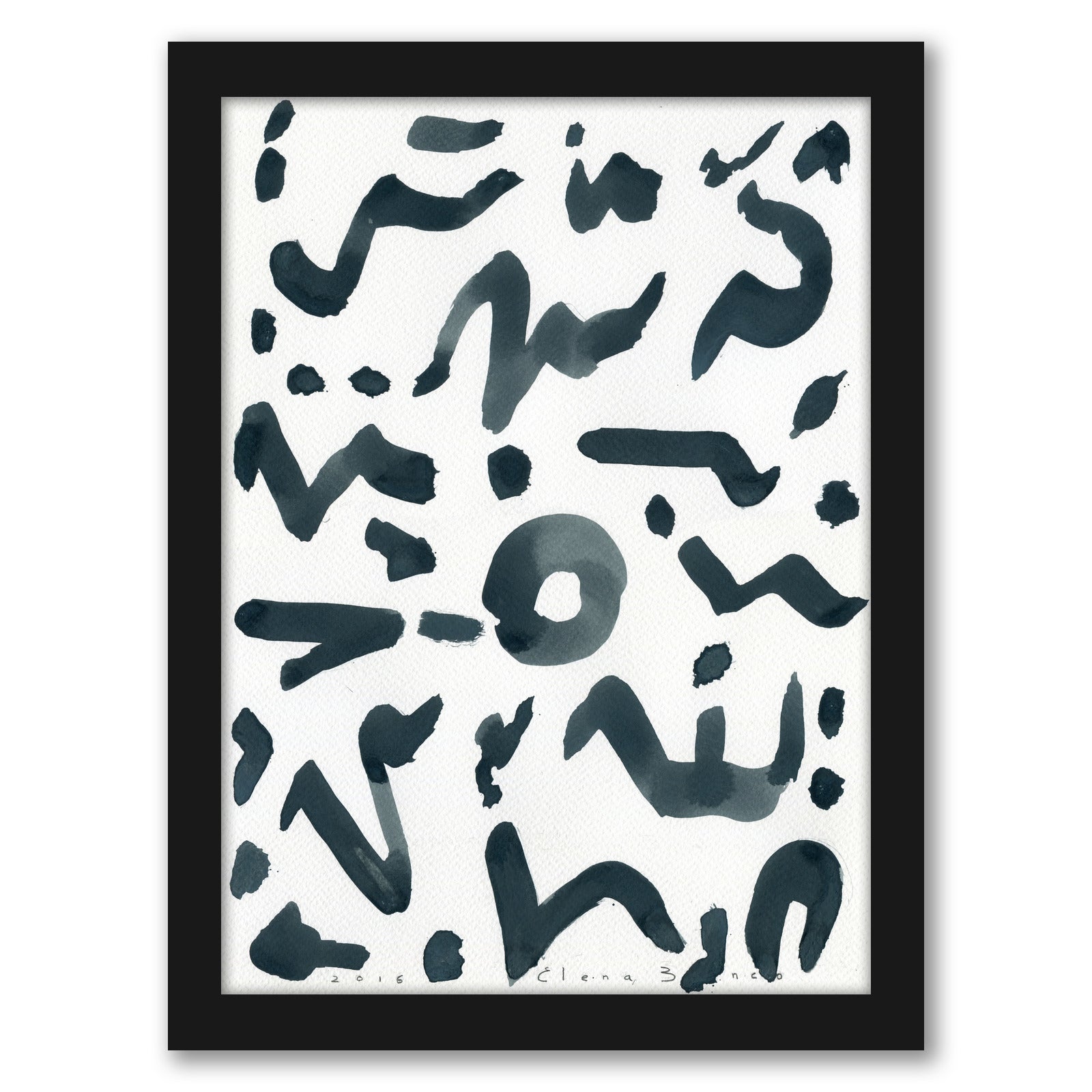 Manuscript#2 by Dreamy Me - Black Framed Print - Wall Art - Americanflat