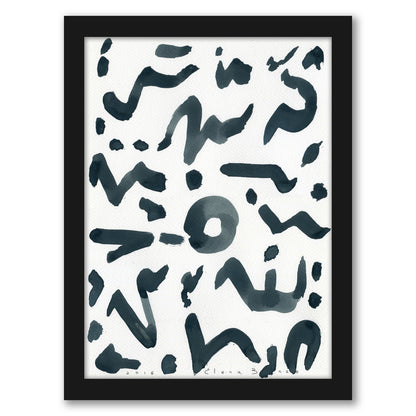 Manuscript#2 by Dreamy Me - Black Framed Print - Wall Art - Americanflat