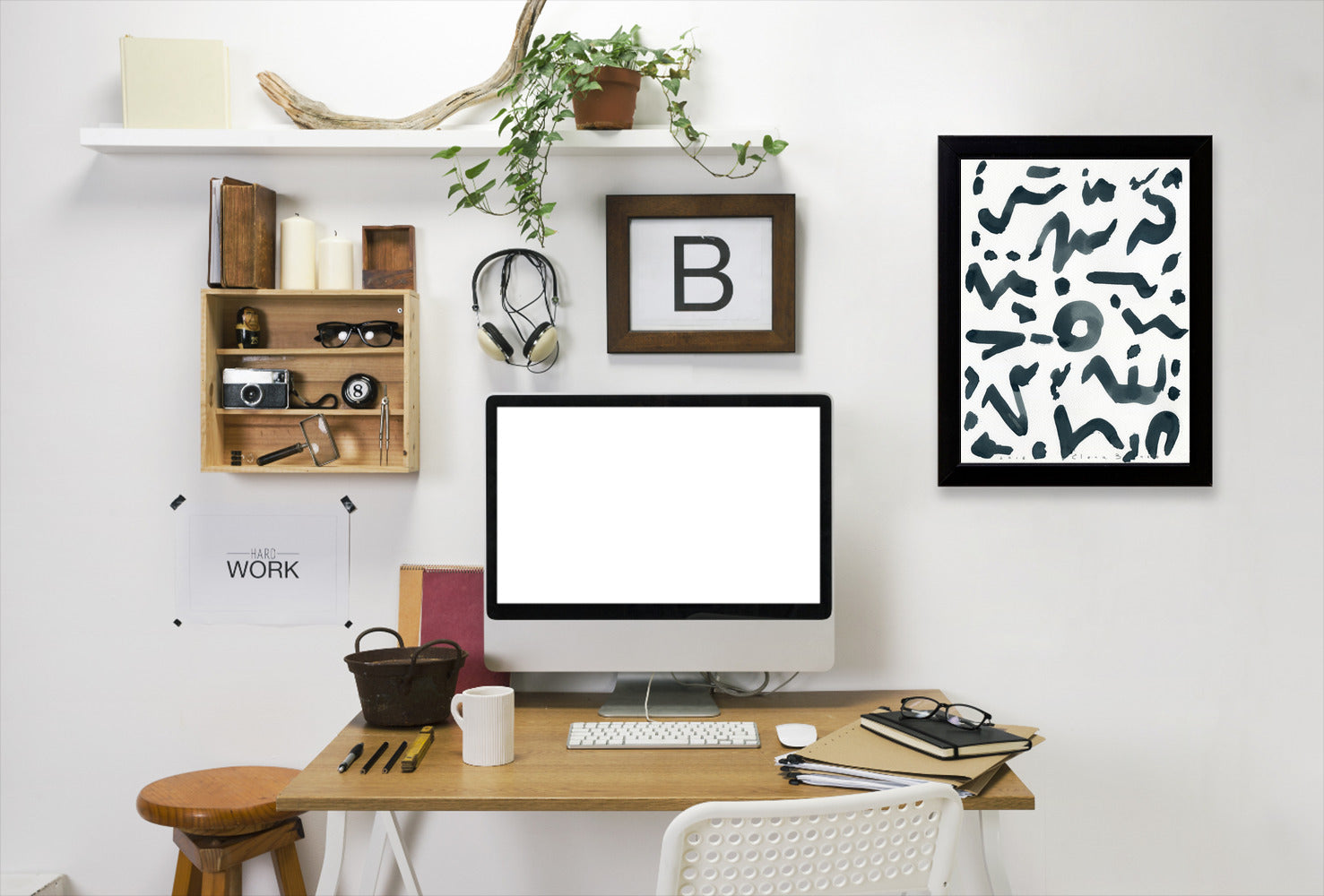 Manuscript#2 by Dreamy Me - Black Framed Print - Wall Art - Americanflat