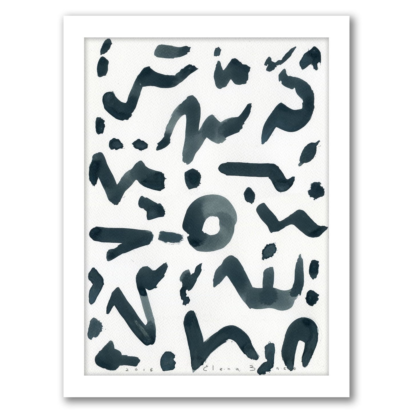 Manuscript#2 by Dreamy Me - Framed Print - Americanflat