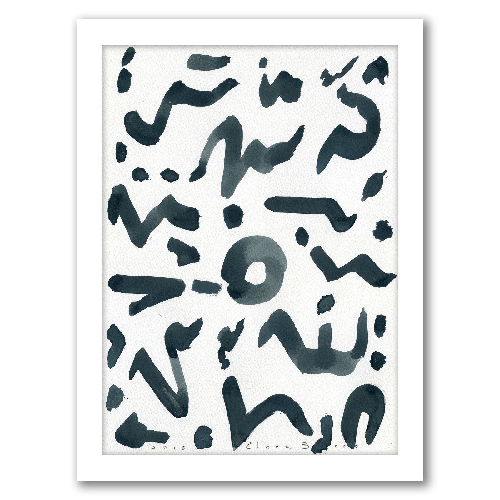 Manuscript#2 by Dreamy Me - Framed Print - Americanflat