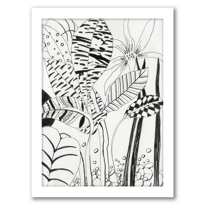 Patterned Leaves by Dreamy Me - Framed Print - Americanflat
