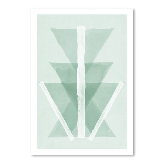 Teal Green Pastel Boho by Tanya Shumkina - Art Print - Americanflat