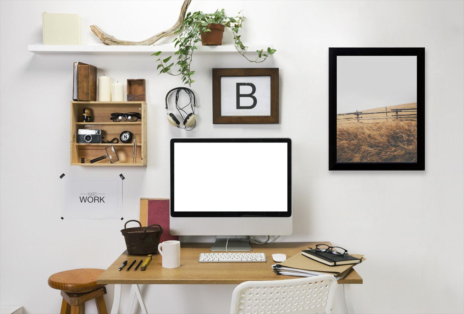 Rustic Landscape by Tanya Shumkina - Black Framed Print - Wall Art - Americanflat