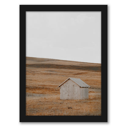 Farmhouse Landscape by Tanya Shumkina - Black Framed Print - Wall Art - Americanflat