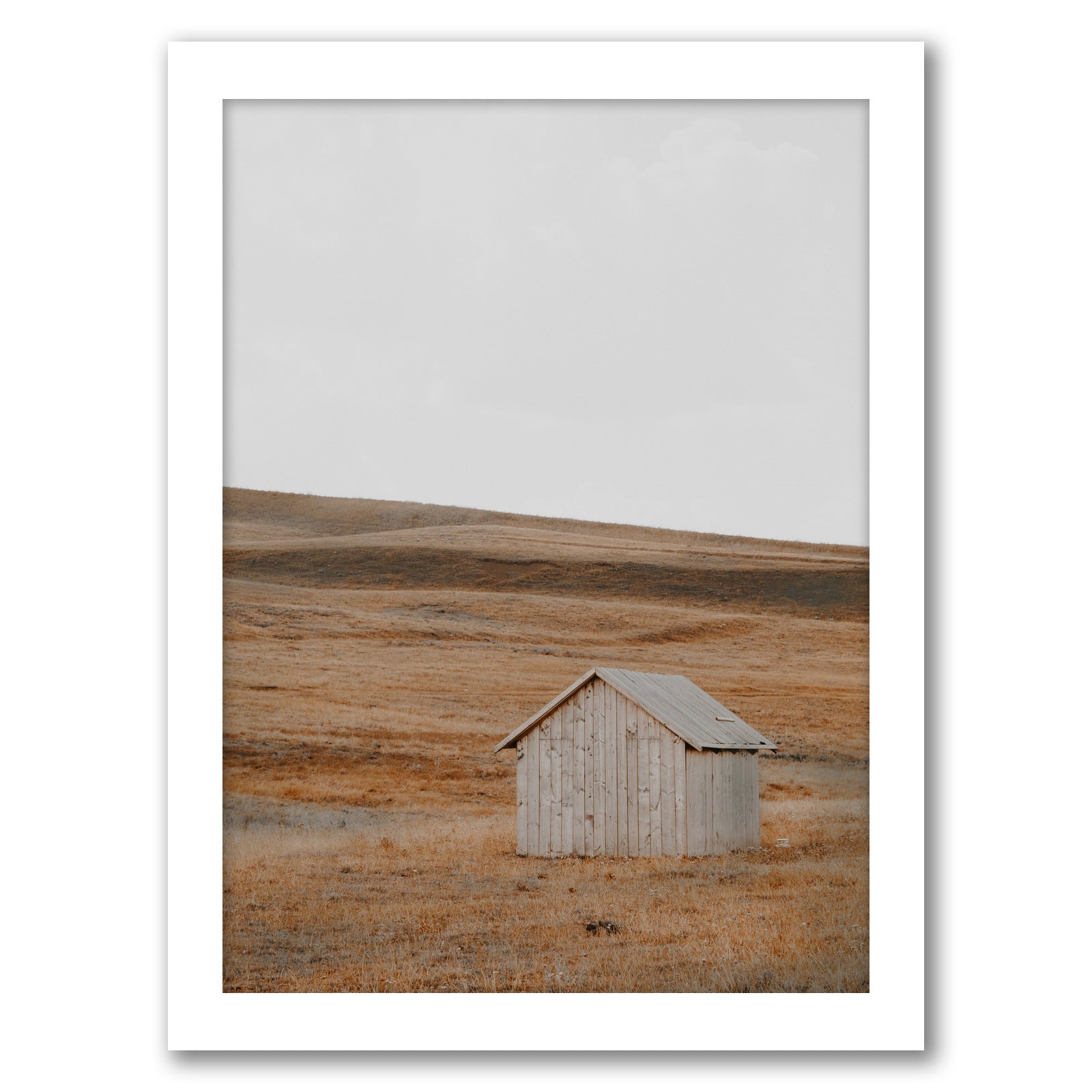 Farmhouse Landscape by Tanya Shumkina - White Framed Print - Wall Art - Americanflat