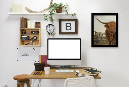 Cow Photo by Tanya Shumkina - Black Framed Print - Wall Art - Americanflat