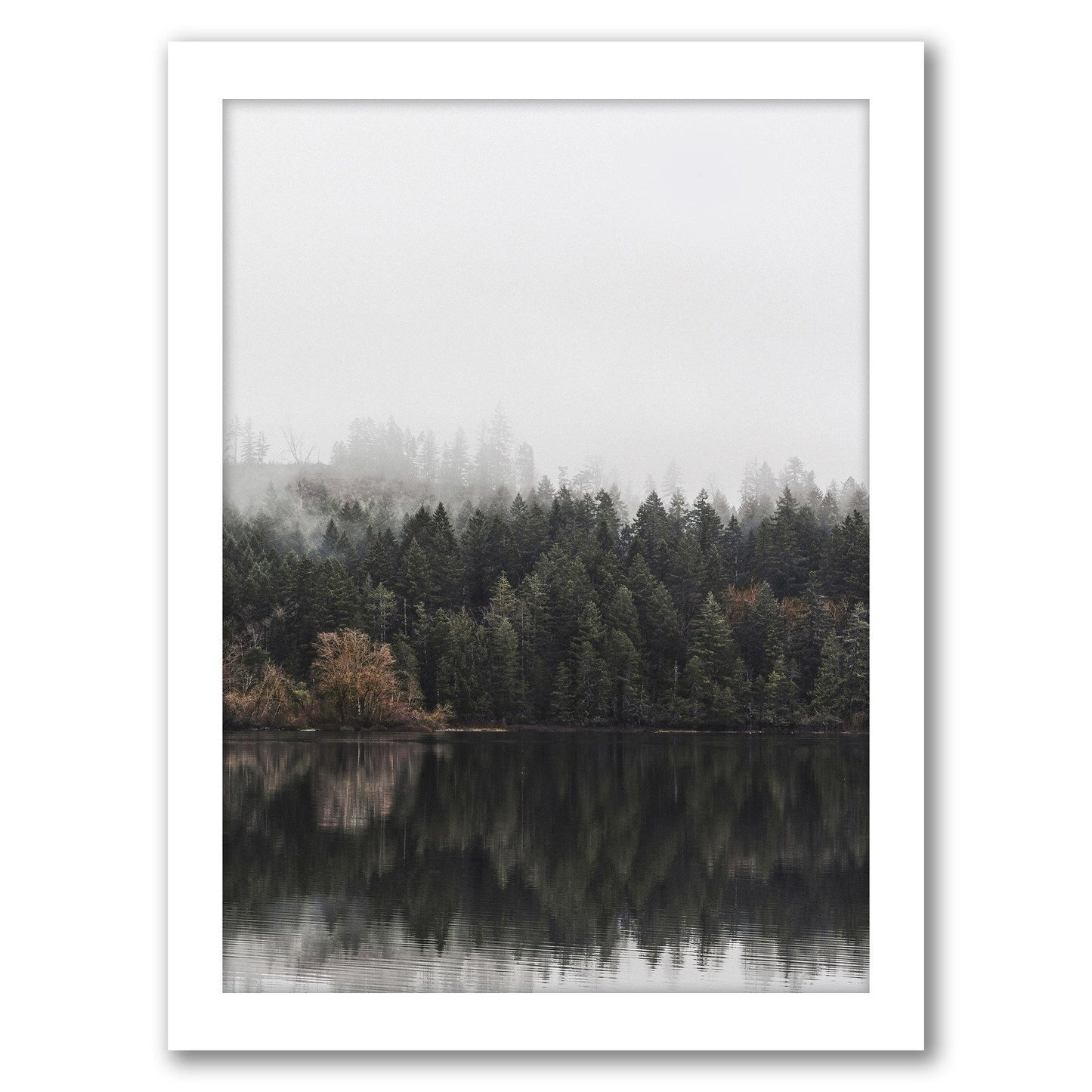 Autumn On Lake by Tanya Shumkina - Framed Print - Americanflat