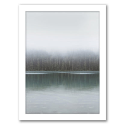 Winter Lake by Tanya Shumkina - White Framed Print - Wall Art - Americanflat