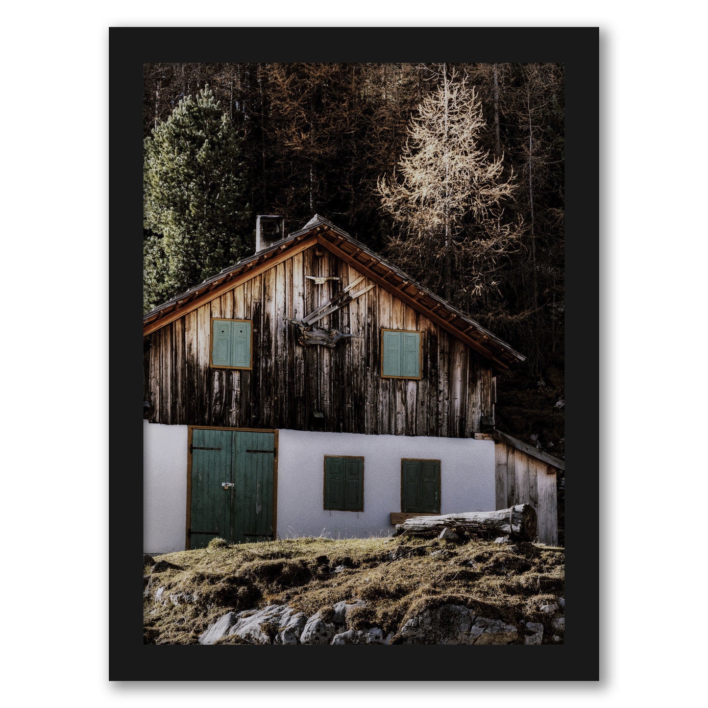 Old Barn by Tanya Shumkina - Black Framed Print - Wall Art - Americanflat