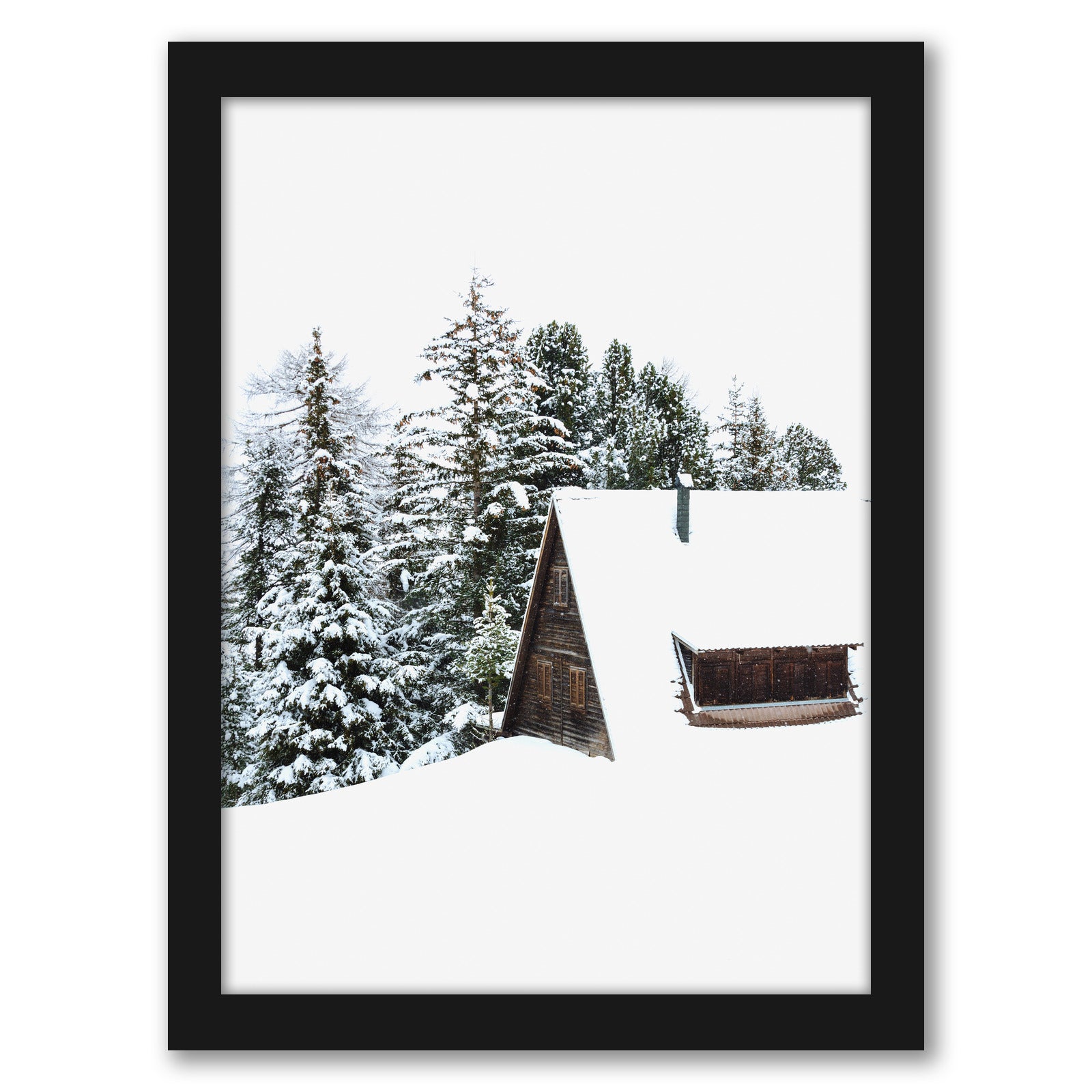 Cabin by Tanya Shumkina - Black Framed Print - Wall Art - Americanflat
