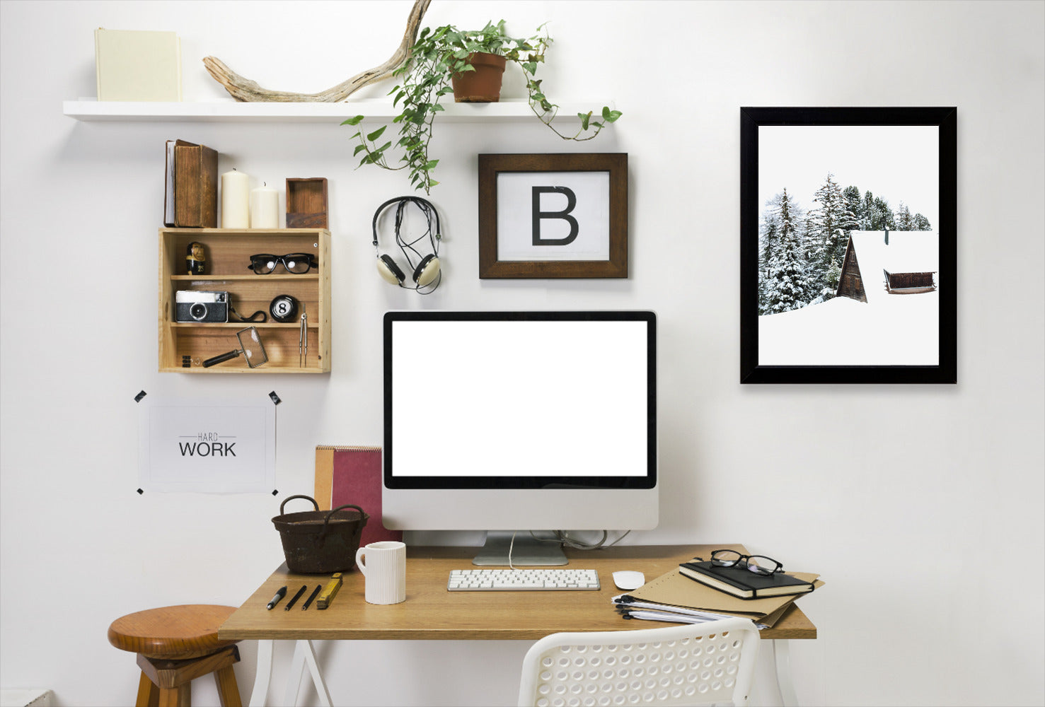 Cabin by Tanya Shumkina - Black Framed Print - Wall Art - Americanflat
