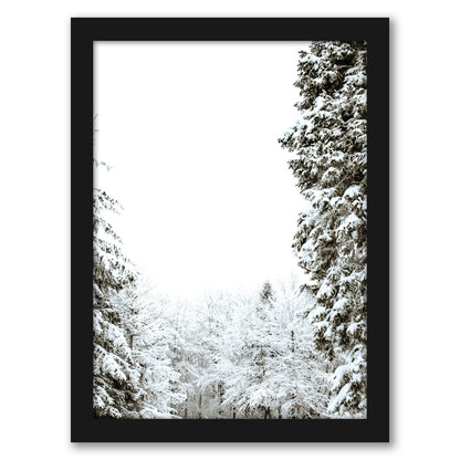 Winter In Forest by Tanya Shumkina - Black Framed Print - Wall Art - Americanflat