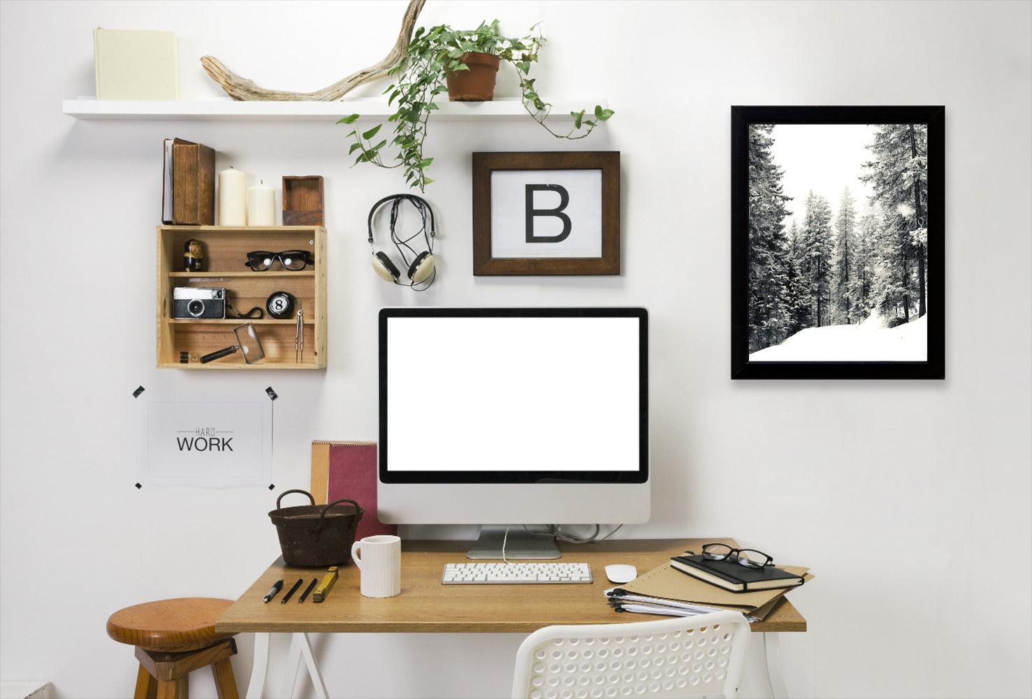 Snowy by Tanya Shumkina - Black Framed Print - Wall Art - Americanflat
