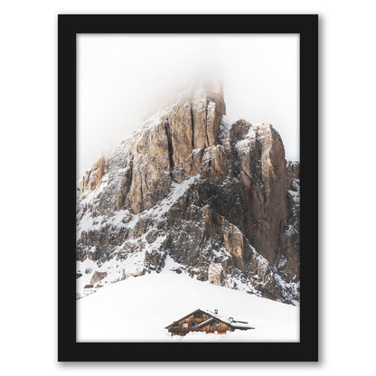 Winter Holidays In Mountains by Tanya Shumkina - Black Framed Print - Wall Art - Americanflat