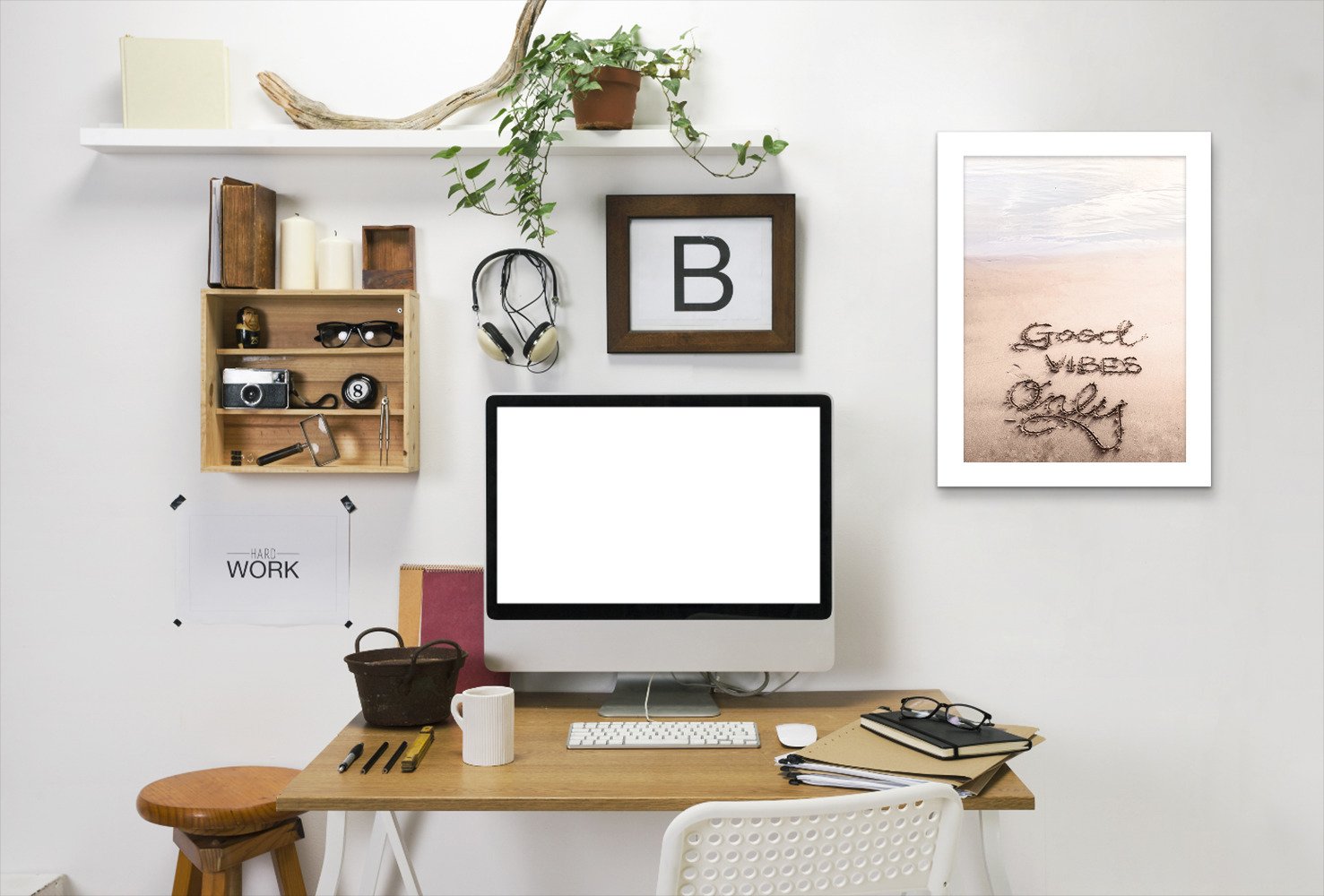 Good Vibes On The Beach by Tanya Shumkina - Framed Print - Americanflat