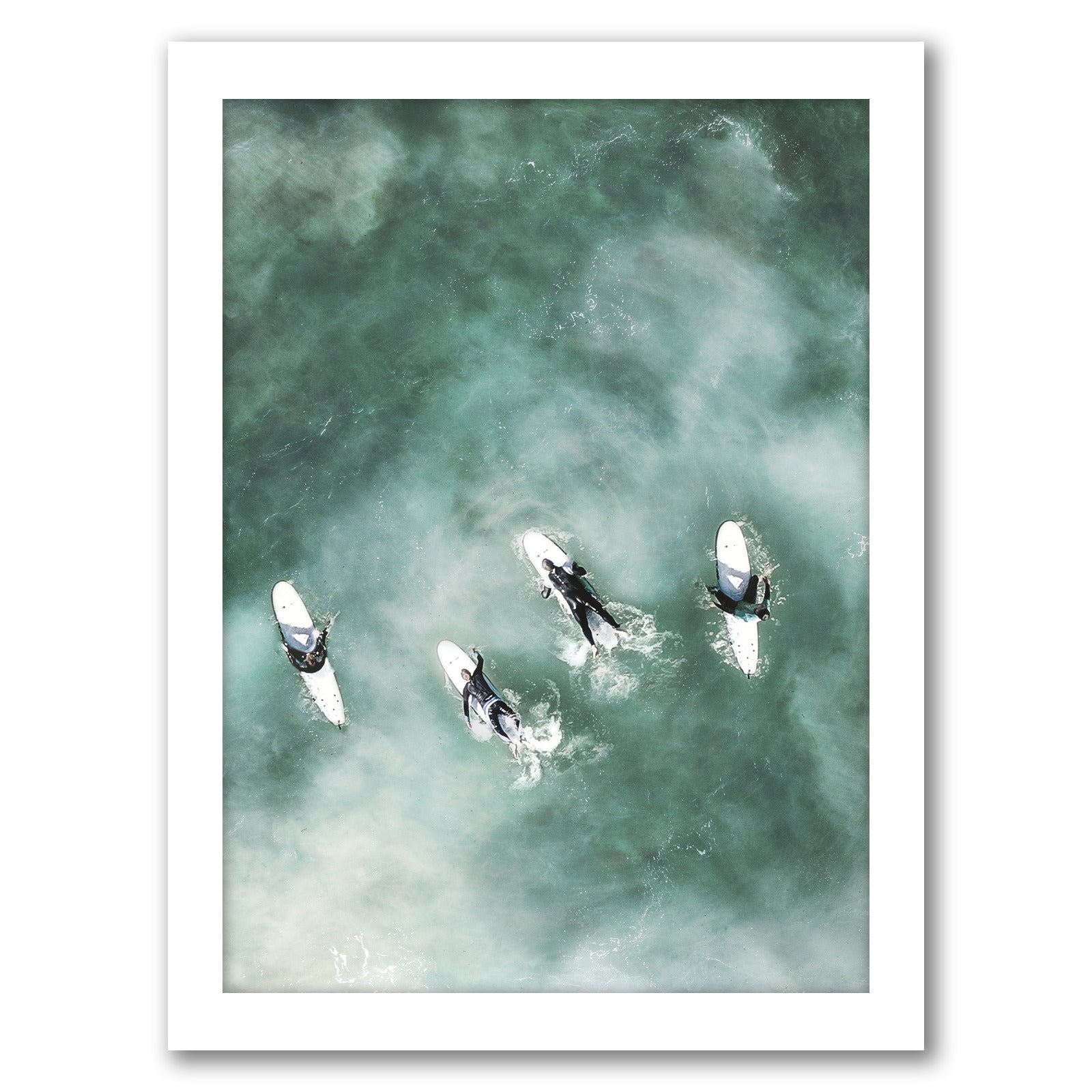 Surfers Rest by Tanya Shumkina - White Framed Print - Wall Art - Americanflat