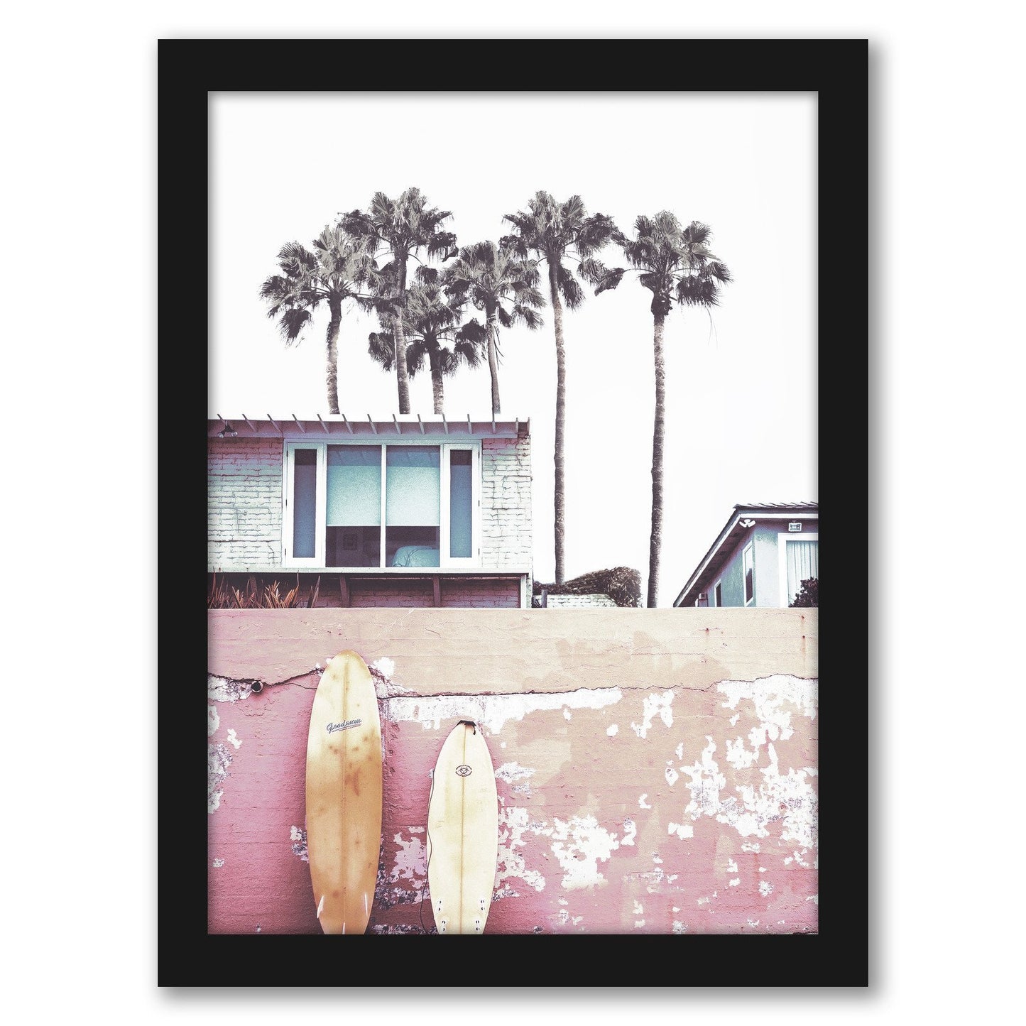 California Surf by Tanya Shumkina - Black Framed Print - Wall Art - Americanflat