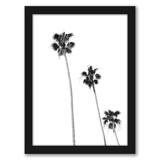 Boho Palm Trees by Tanya Shumkina - Black Framed Print - Wall Art - Americanflat