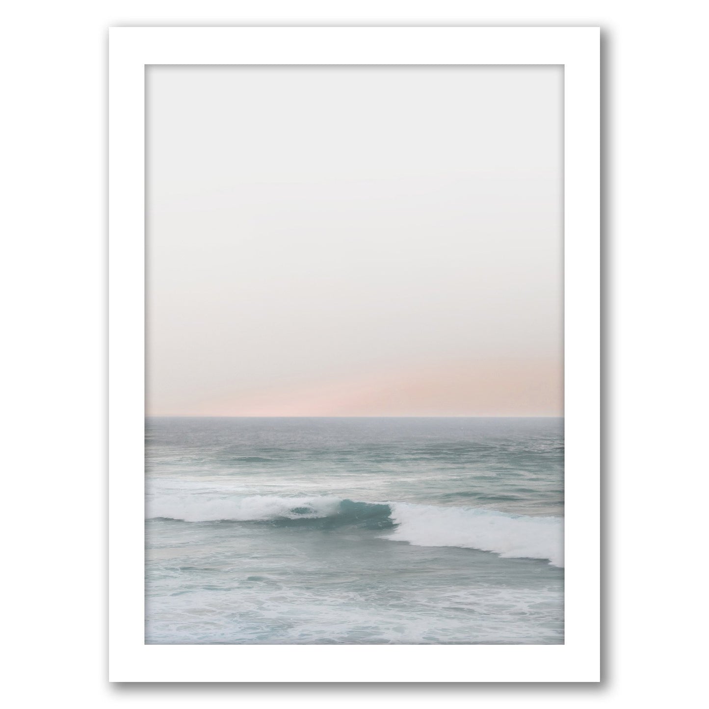Ocean Waves On Sunset by Tanya Shumkina - Framed Print - Americanflat