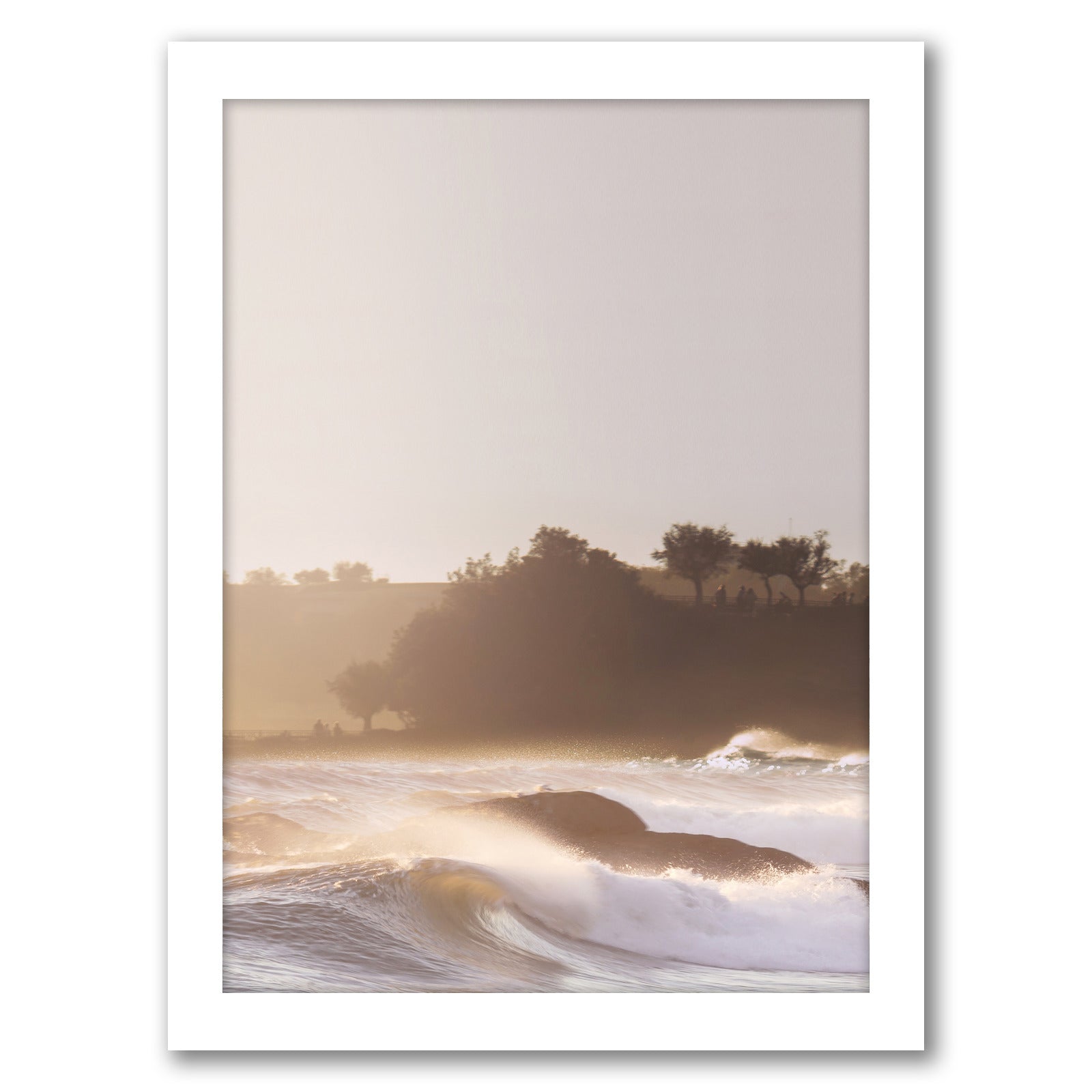 Pretty In Sunset by Tanya Shumkina - White Framed Print - Wall Art - Americanflat