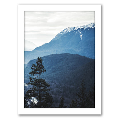 Nature Photo Modern Indigo by Tanya Shumkina - White Framed Print - Wall Art - Americanflat