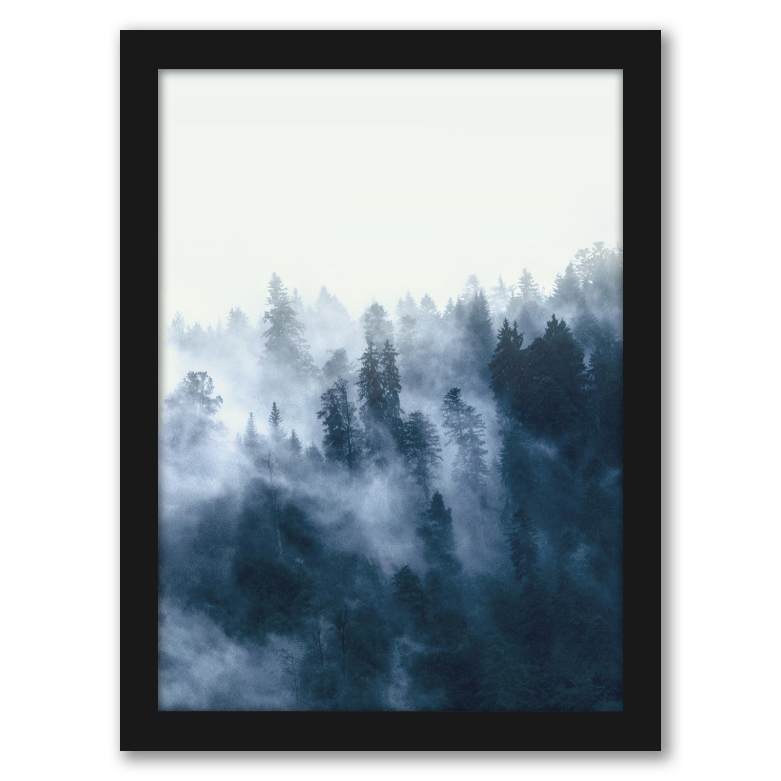 Foggy Wall Art by Tanya Shumkina - Black Framed Print - Wall Art - Americanflat
