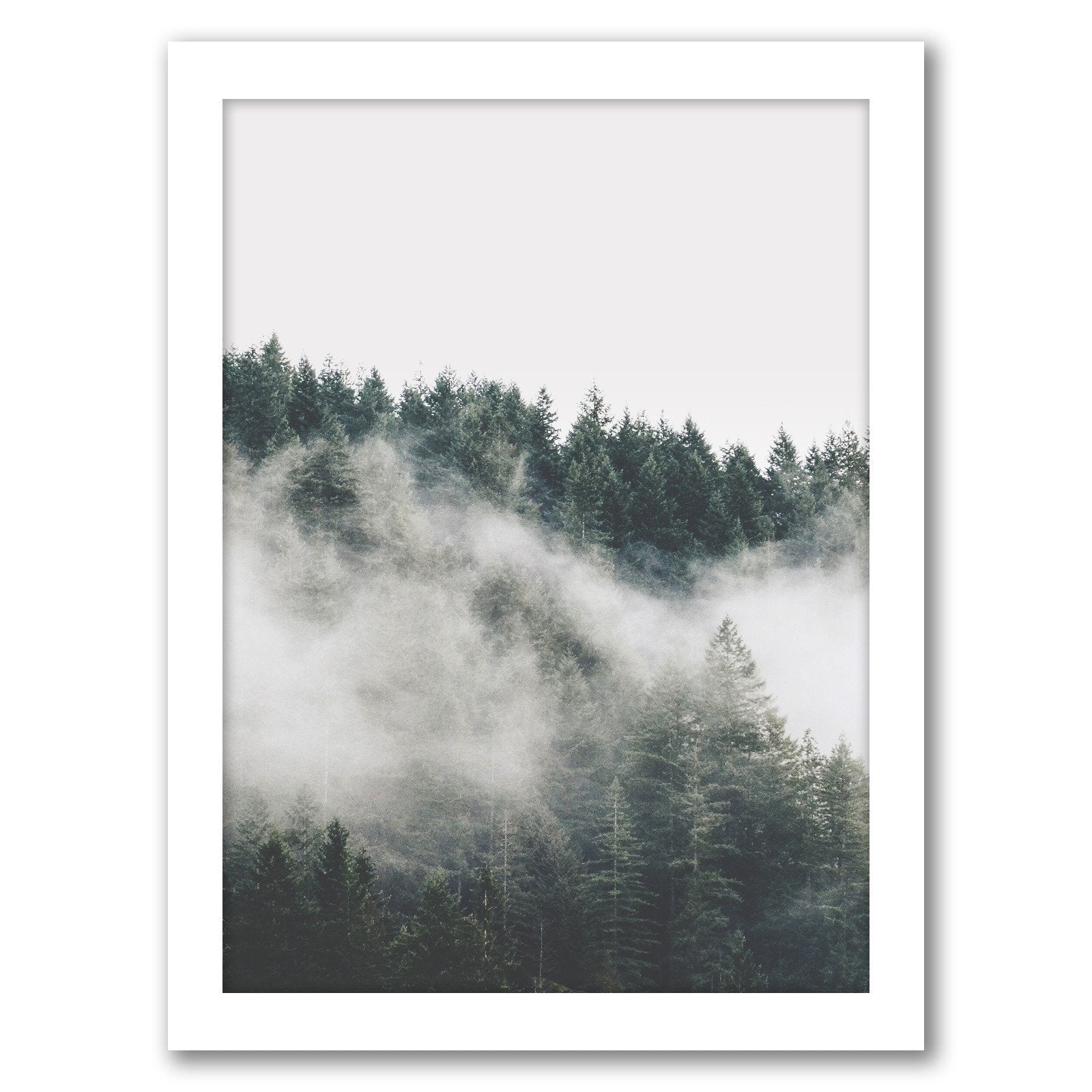Cloudy Autumn Poster by Tanya Shumkina - White Framed Print - Wall Art - Americanflat