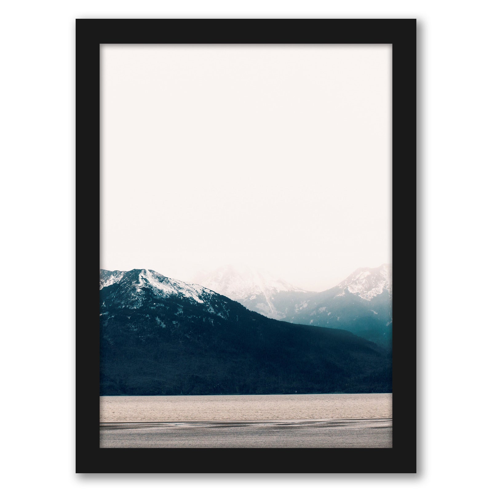 Pastel Foggy Landscape by Tanya Shumkina - Black Framed Print - Wall Art - Americanflat