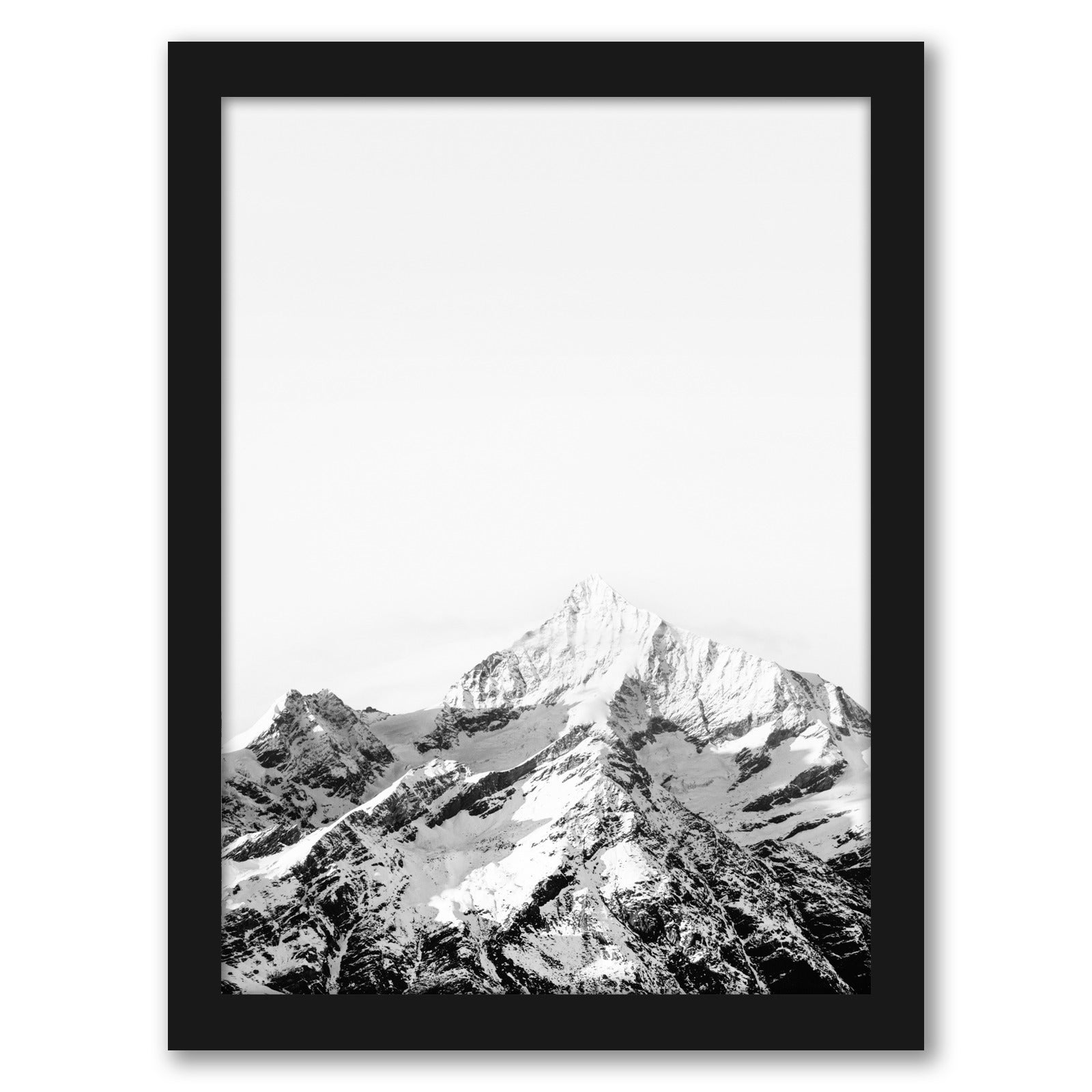 Nordic Nature Minimalist Photo by Tanya Shumkina - Black Framed Print - Wall Art - Americanflat