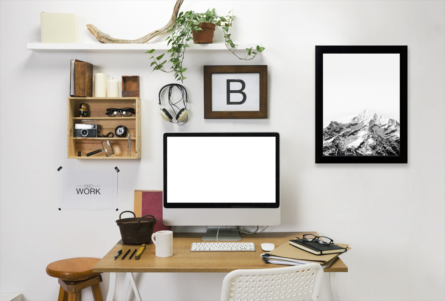 Nordic Nature Minimalist Photo by Tanya Shumkina - Black Framed Print - Wall Art - Americanflat