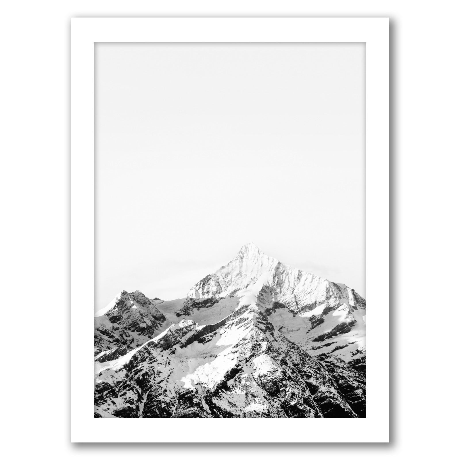 Nordic Nature Minimalist Photo by Tanya Shumkina - White Framed Print - Wall Art - Americanflat