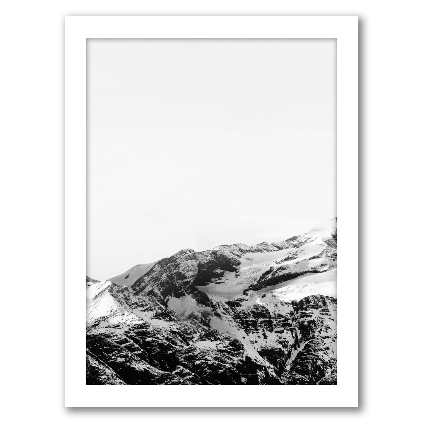 Snowy Range by Tanya Shumkina - White Framed Print - Wall Art - Americanflat