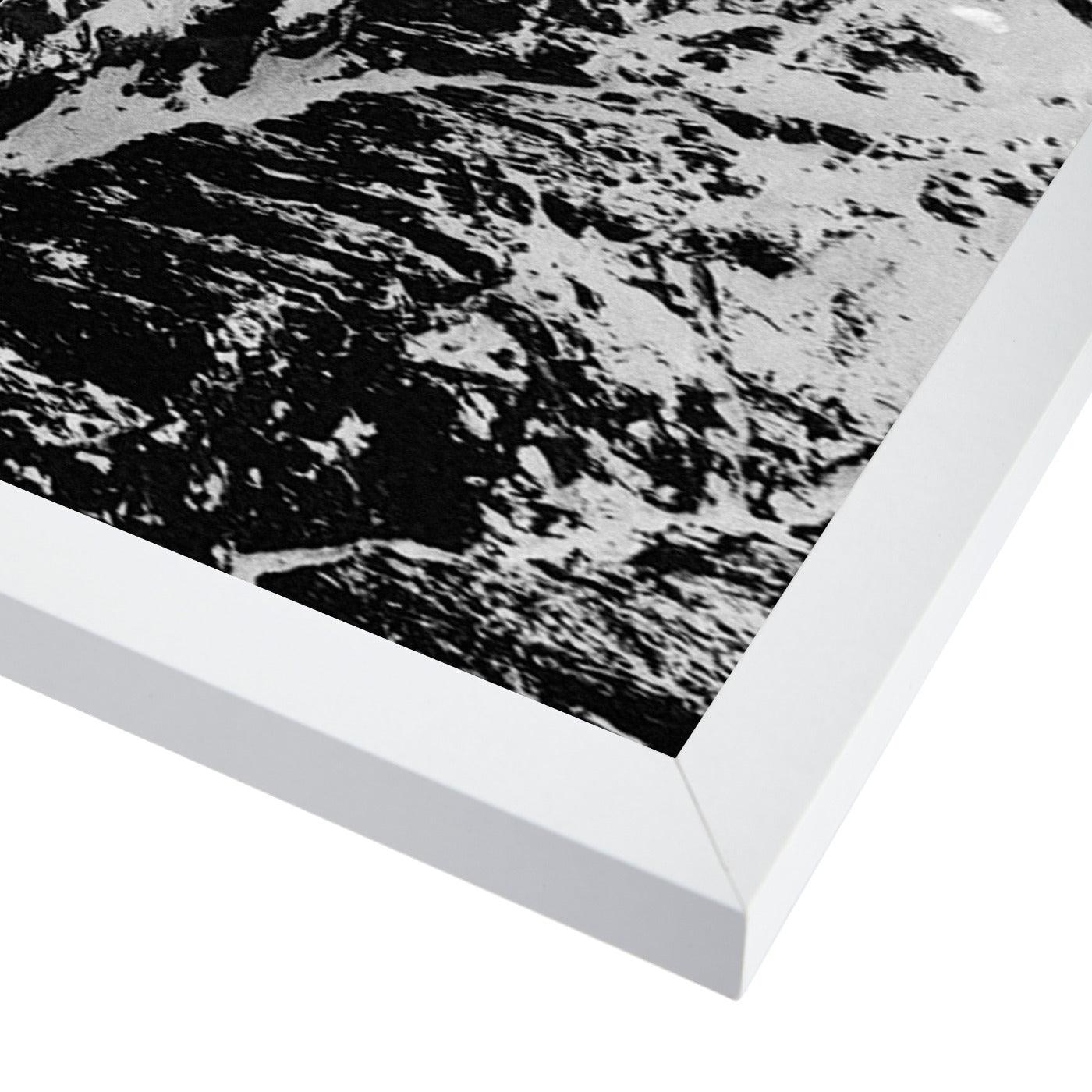 Snowy Range by Tanya Shumkina - White Framed Print - Wall Art - Americanflat