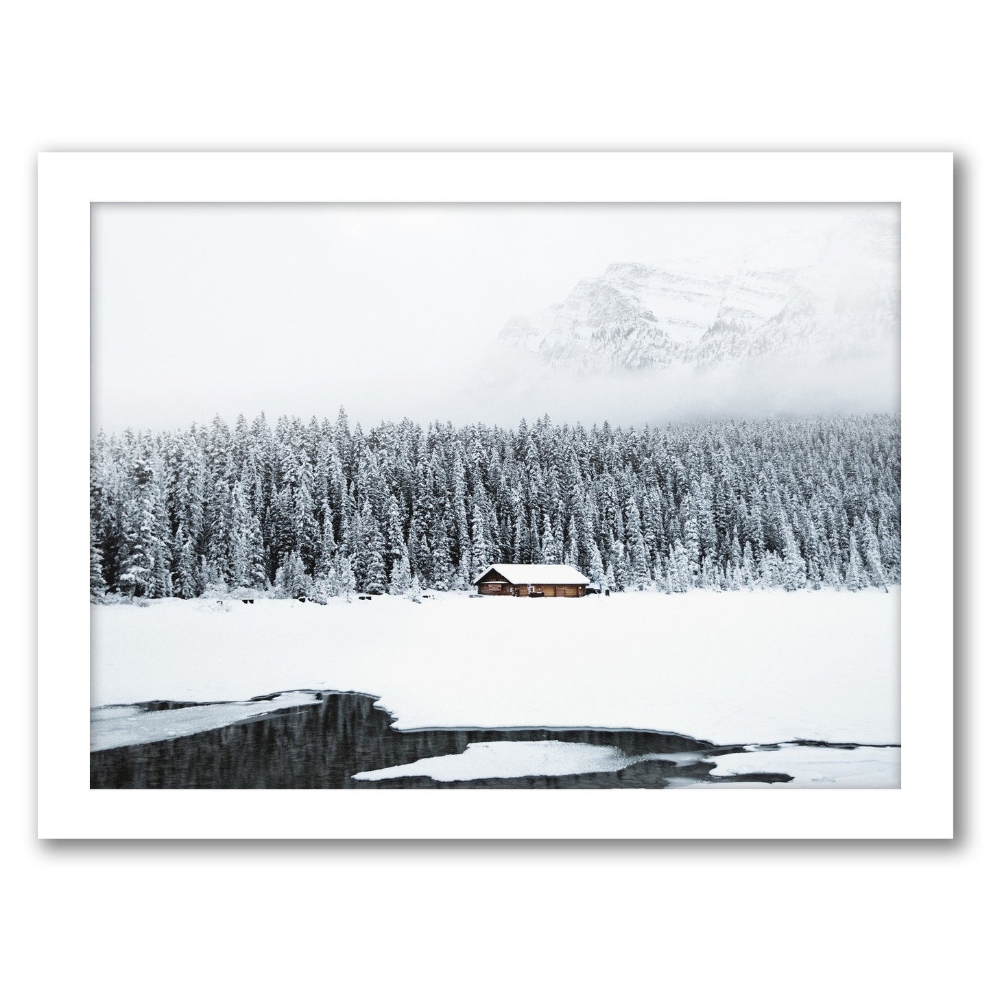 Cabins On Lake by Tanya Shumkina - Framed Print - Americanflat