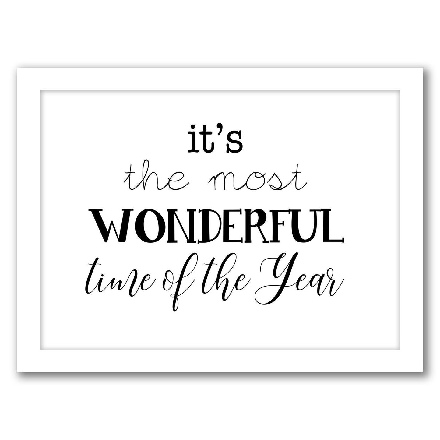 ItS The Most Wonderful Time Of The Year by Tanya Shumkina - Framed Print - Americanflat