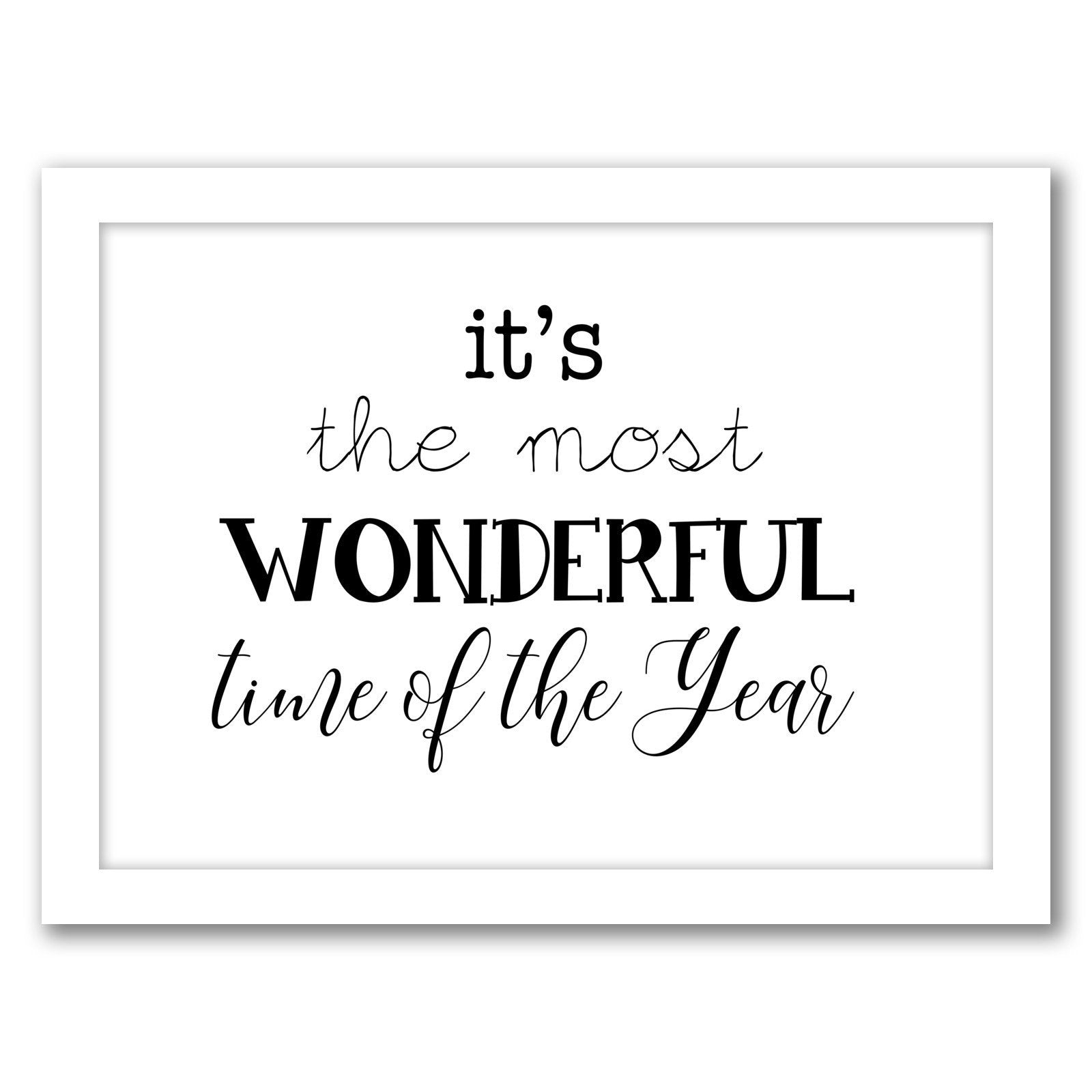 ItS The Most Wonderful Time Of The Year by Tanya Shumkina - Framed Print - Americanflat