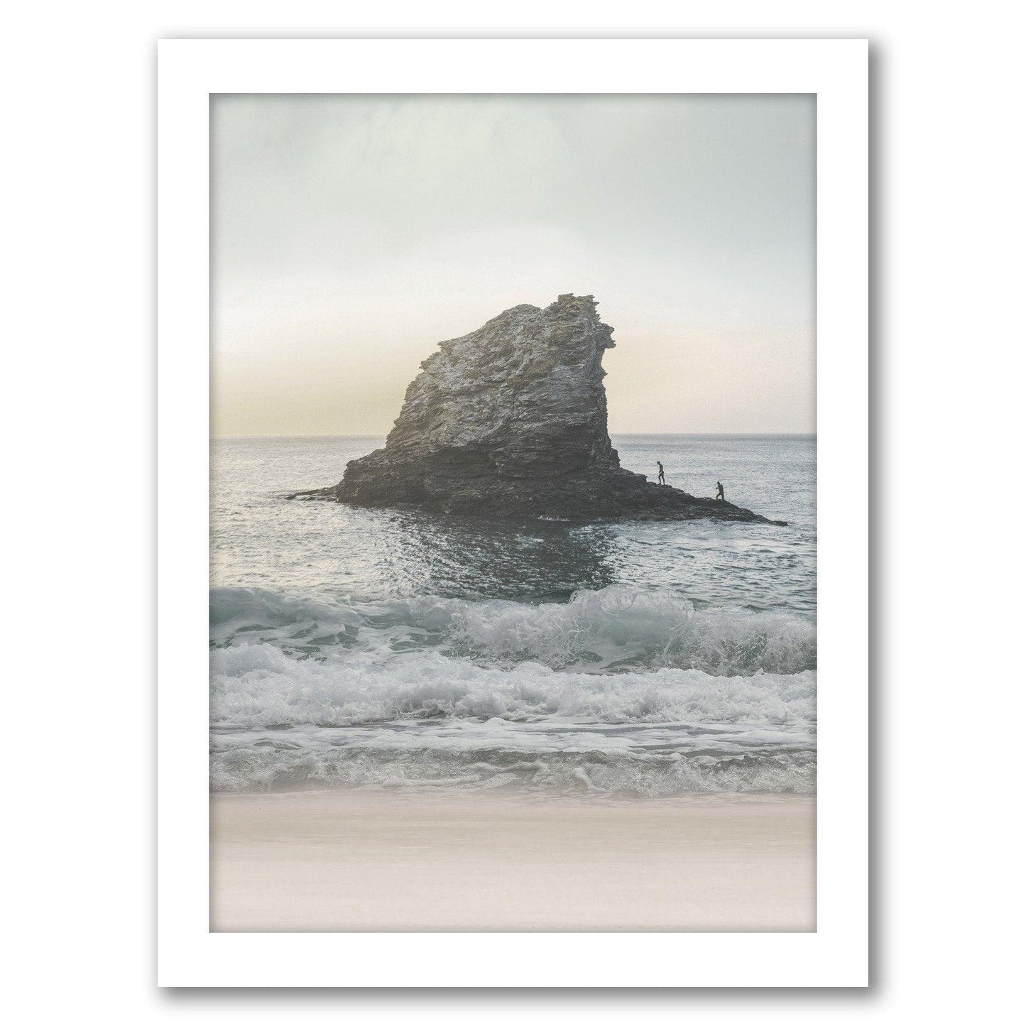 Rock In Water by Tanya Shumkina - Framed Print - Americanflat