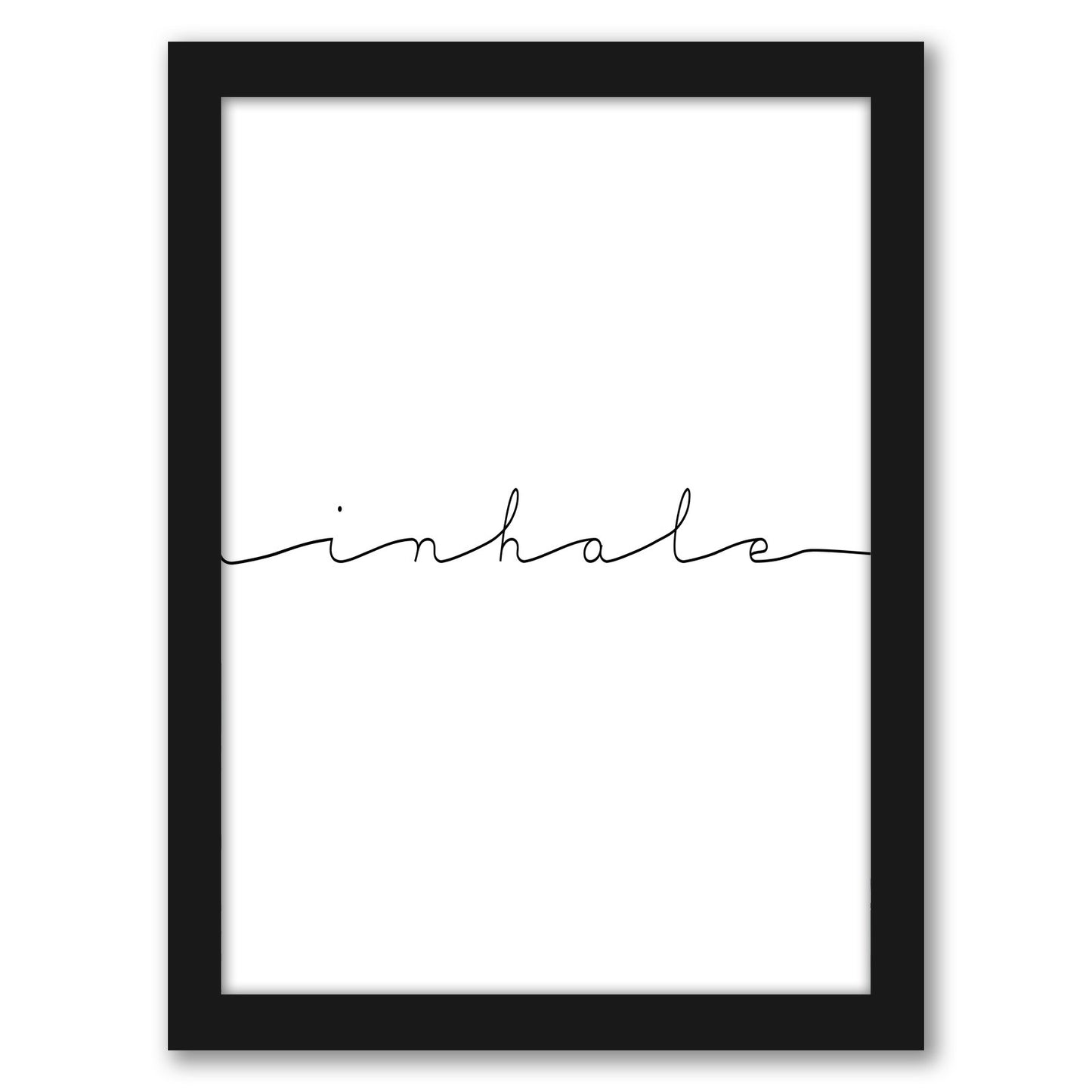 Inhale by Tanya Shumkina - Black Framed Print - Wall Art - Americanflat