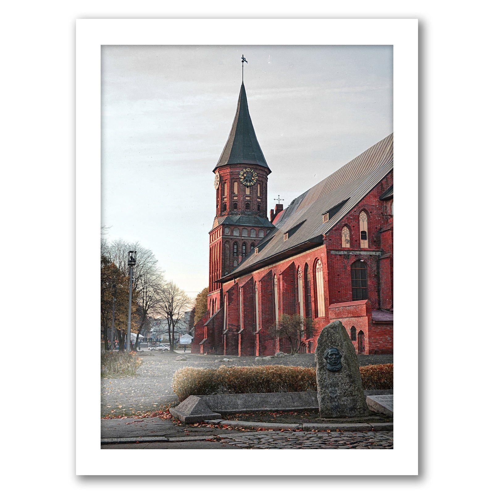 Gothic Church by Tanya Shumkina - White Framed Print - Wall Art - Americanflat