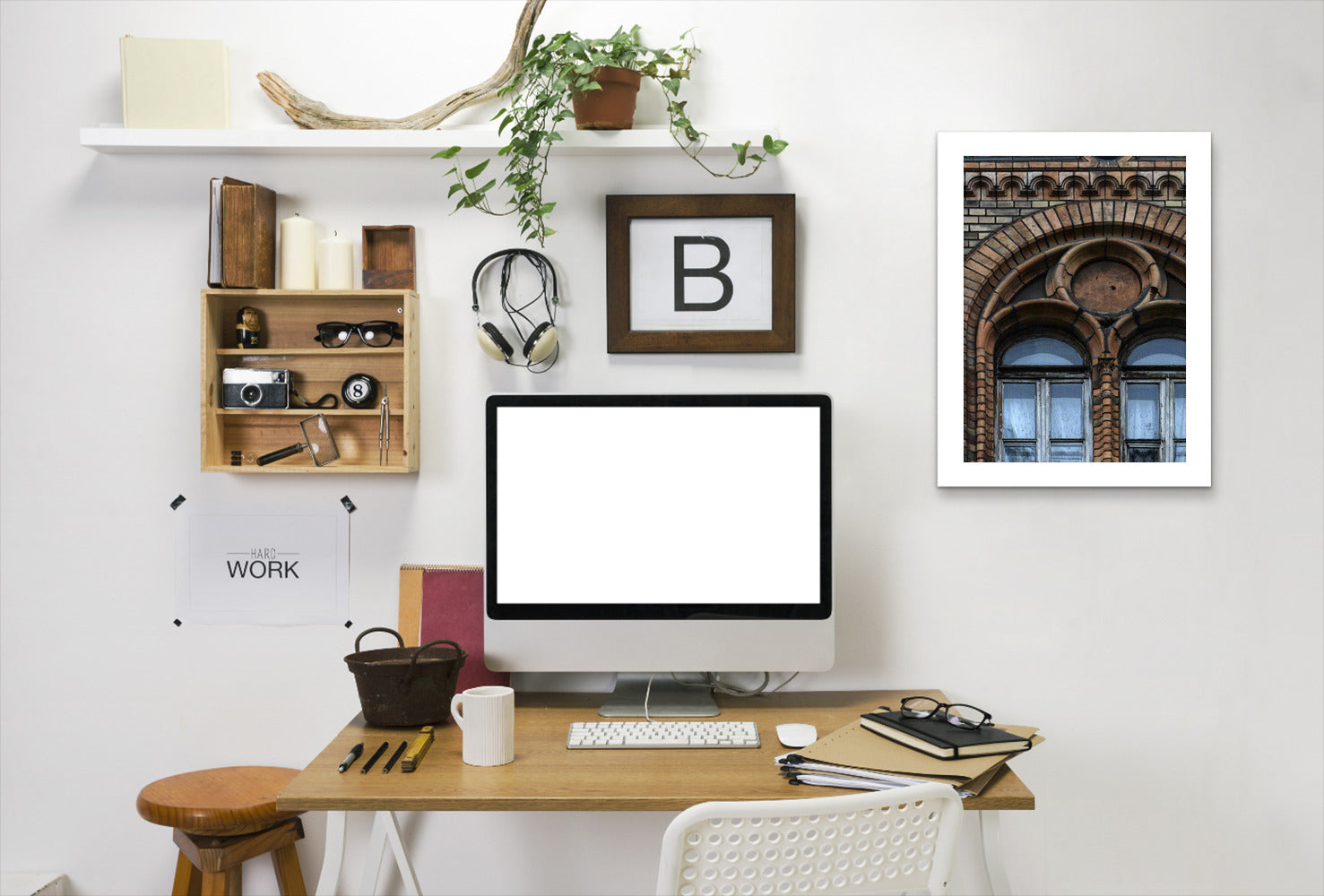 Window Detail by Tanya Shumkina - White Framed Print - Wall Art - Americanflat