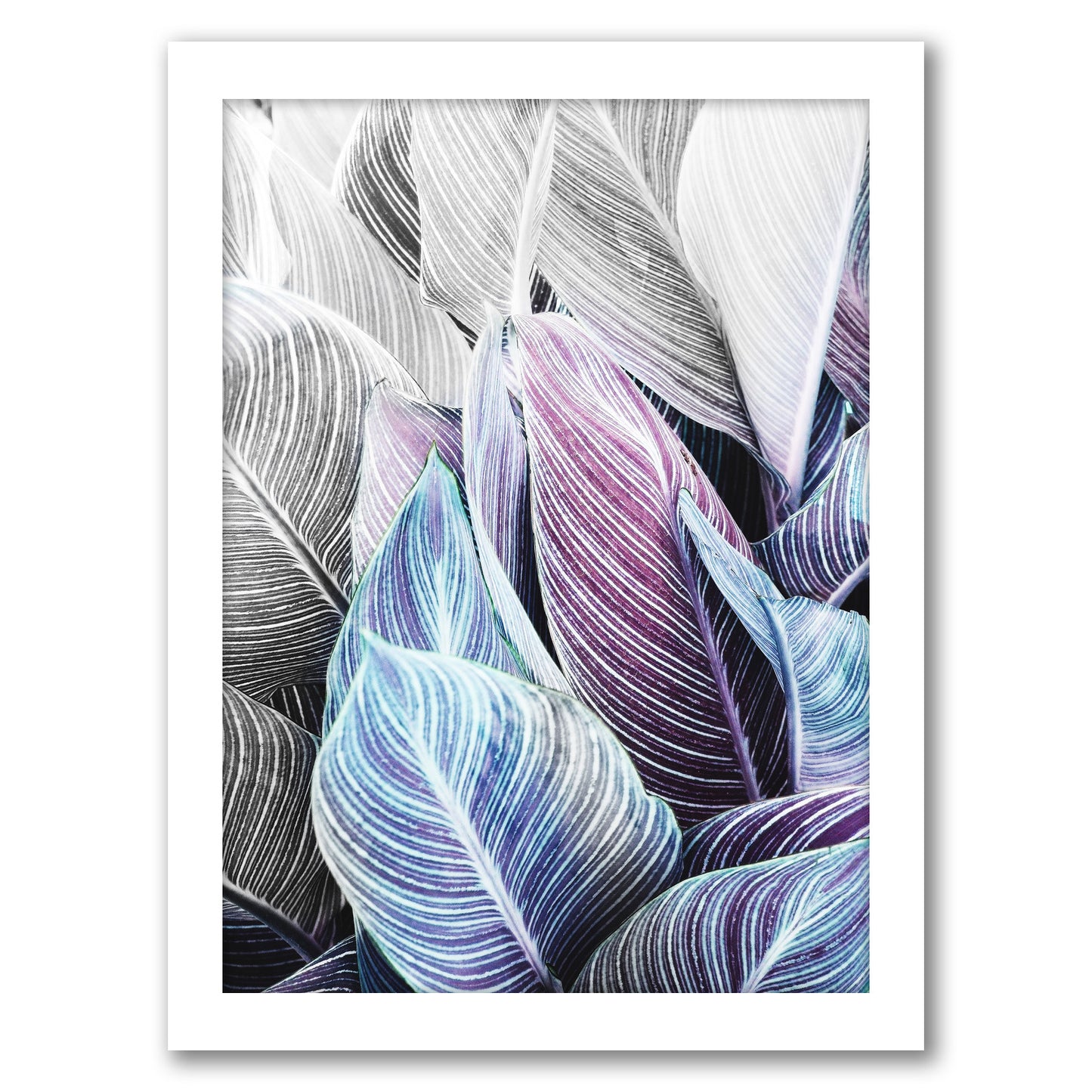 Colored Leaves by Tanya Shumkina - White Framed Print - Wall Art - Americanflat
