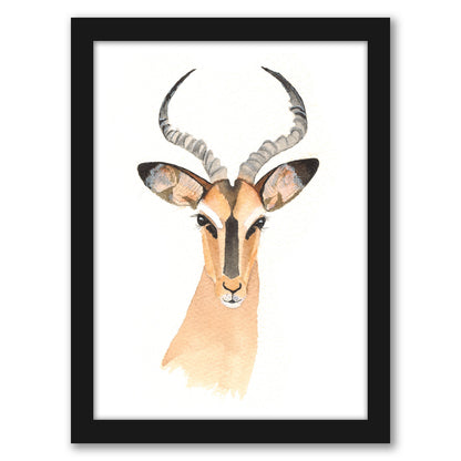 Impala by Cami Monet - White Framed Print - Wall Art - Americanflat
