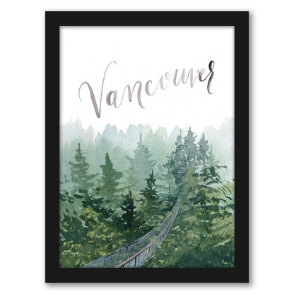 Vancouver by Cami Monet - Black Framed Print - Wall Art - Americanflat