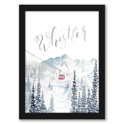 Whistler by Cami Monet - White Framed Print - Wall Art - Americanflat